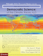 Poster for Democratic Science: of the Climate, Races, H20
